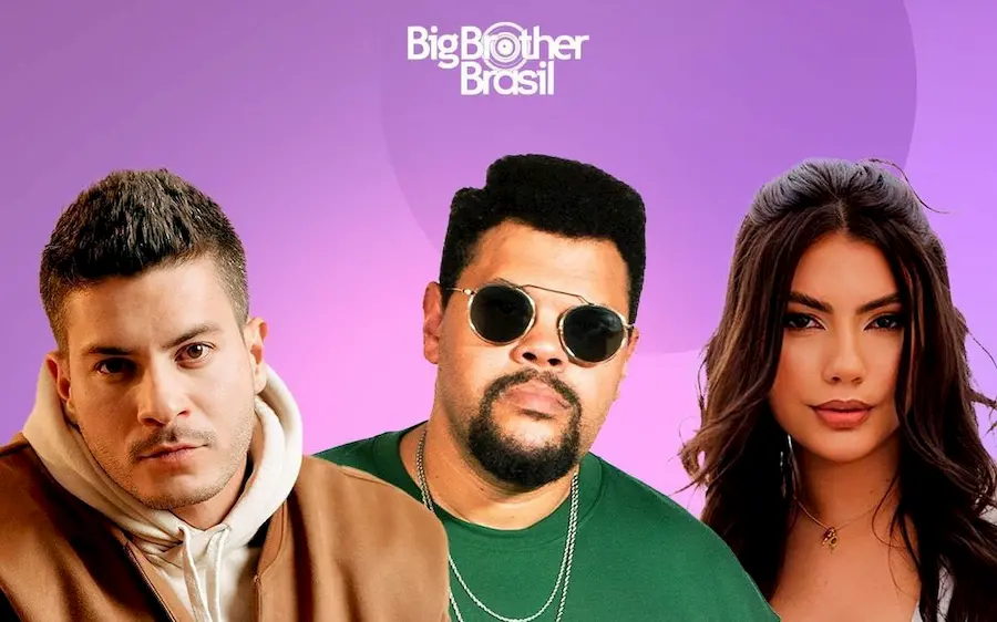 Arthur Aguiar, Babu Santana e Fernanda Bande no BBB25