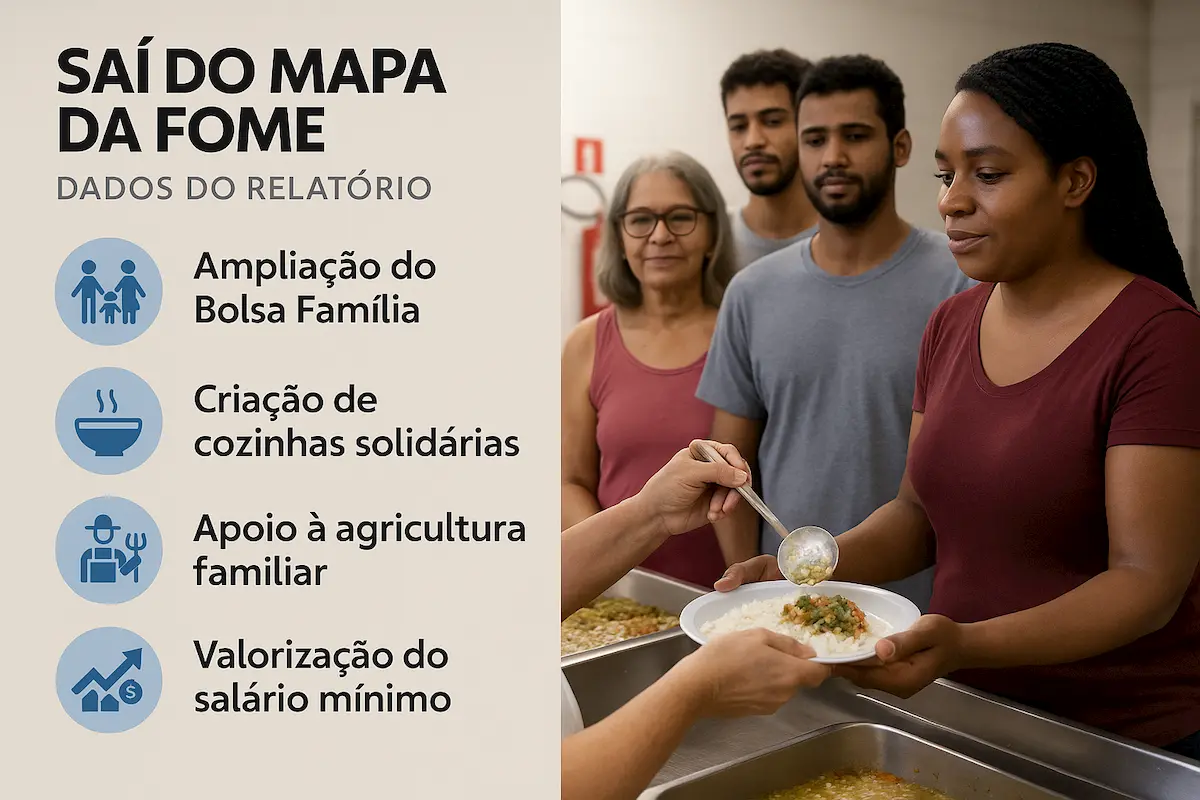 Brasil sai novamente do Mapa da Fome