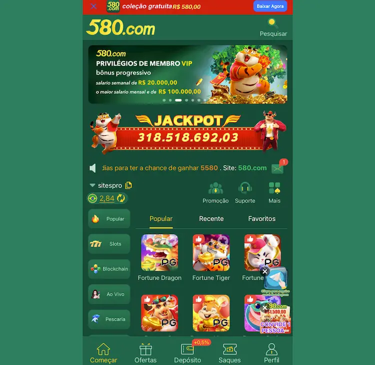 580.com Plataforma de Cassino Online – Aposte em 580 Bet