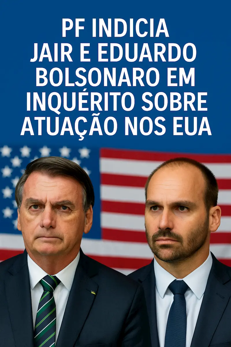 pf indicia jair e eduardo bolsonaro