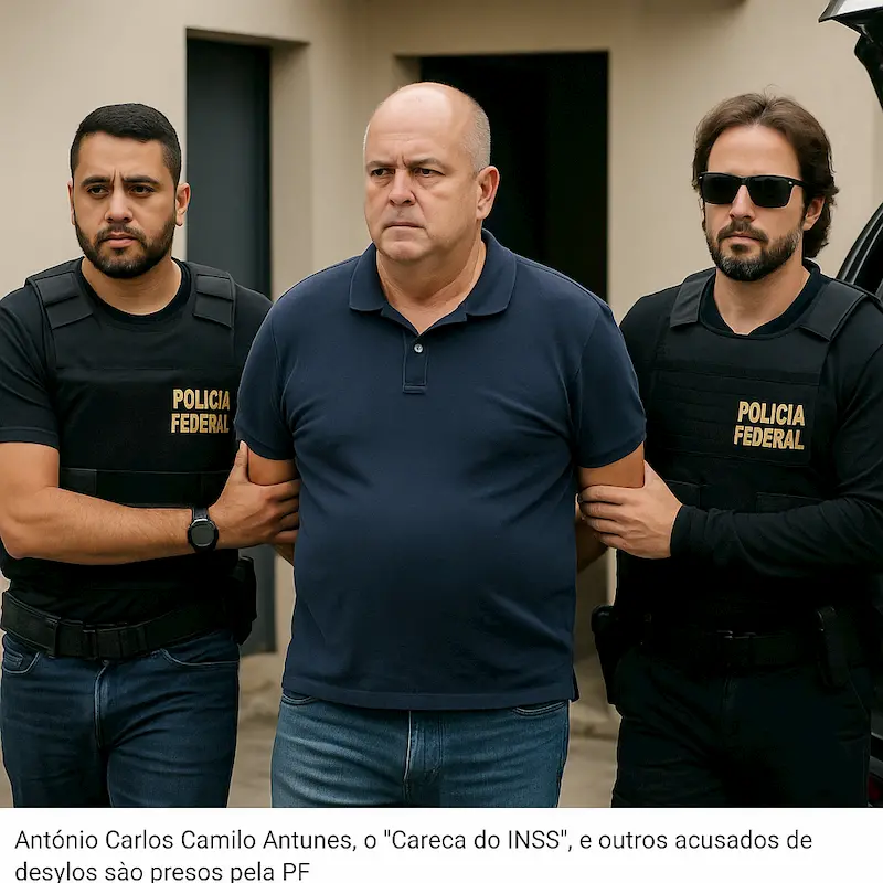 Careca do INSS e outros acusados de desvios são presos pela PF Careca do INSS e outros acusados de desvios são presos pela PF