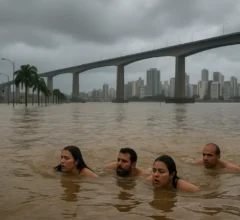 chuvas persistentes em Serra e Vitória