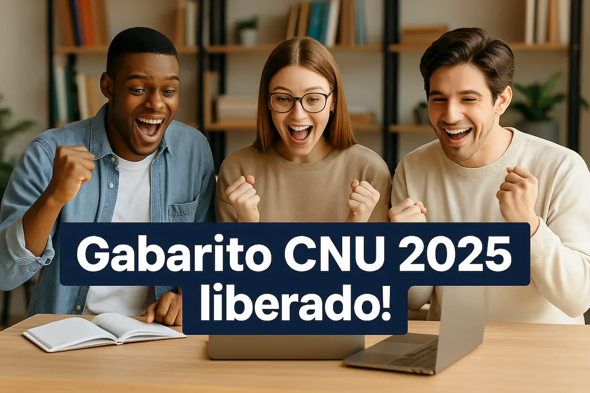 Gabarito do CNU 2025 já foi liberado! Saiba como consultar, prazos e o que fazer
