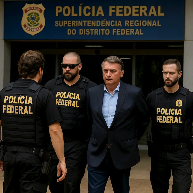 Jair Bolsonaro é preso neste sábado por decisão do STF