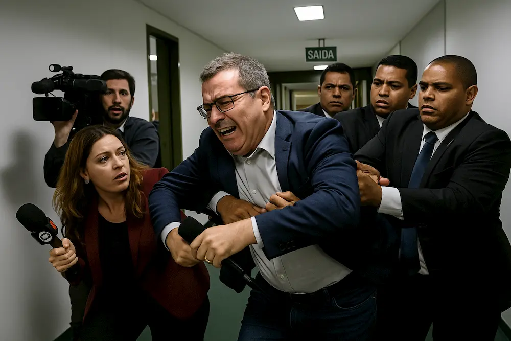 Jornalistas são expulsos da Câmara dos Deputados na base da porrada! — Entenda o que aconteceu Jornalistas são expulsos da Câmara dos Deputados na base da porrada