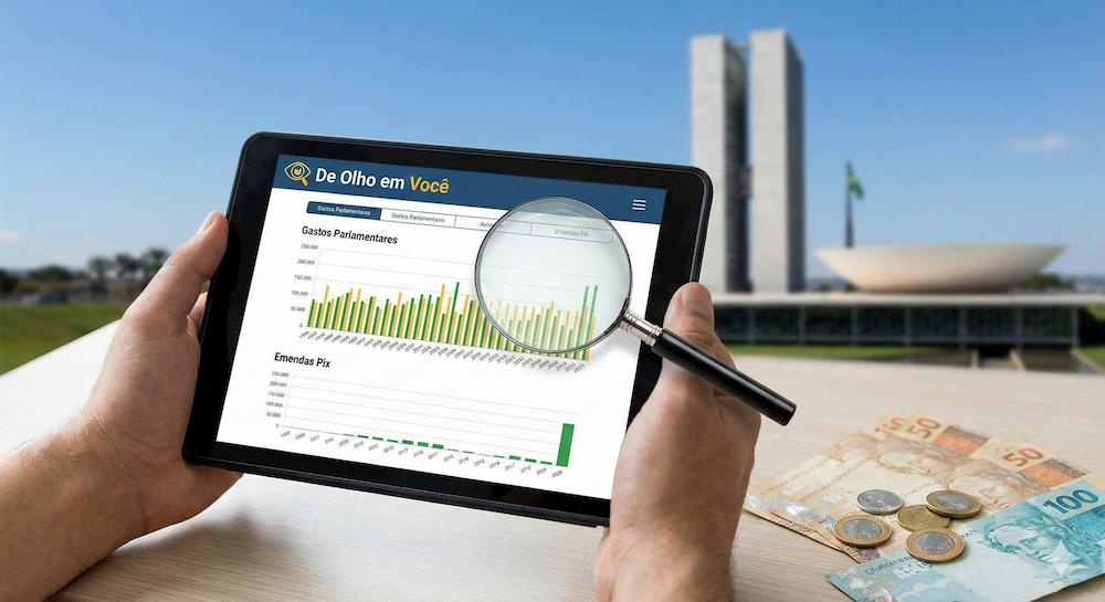 De Olho em Você: site revela em detalhes (e em tempo real) como parlamentares gastam nosso dinheiro De Olho em Você: site revela em detalhes (e em tempo real) como parlamentares gastam nosso dinheiro