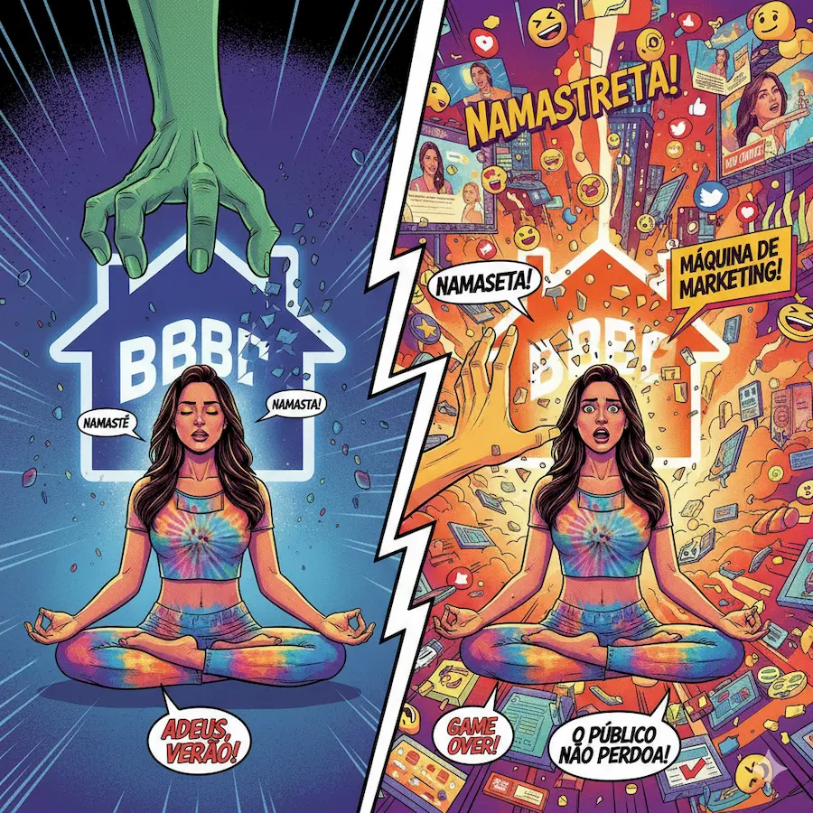 Aline Riscado é a primeira eliminada do BBB 26