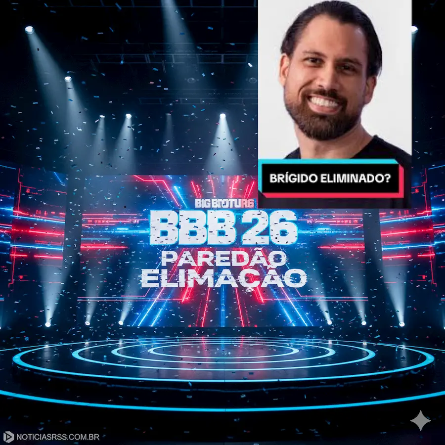 Brigido é o 3º eliminado do BBB 26! Amazonense não segura o rojão e dá adeus ao prêmio