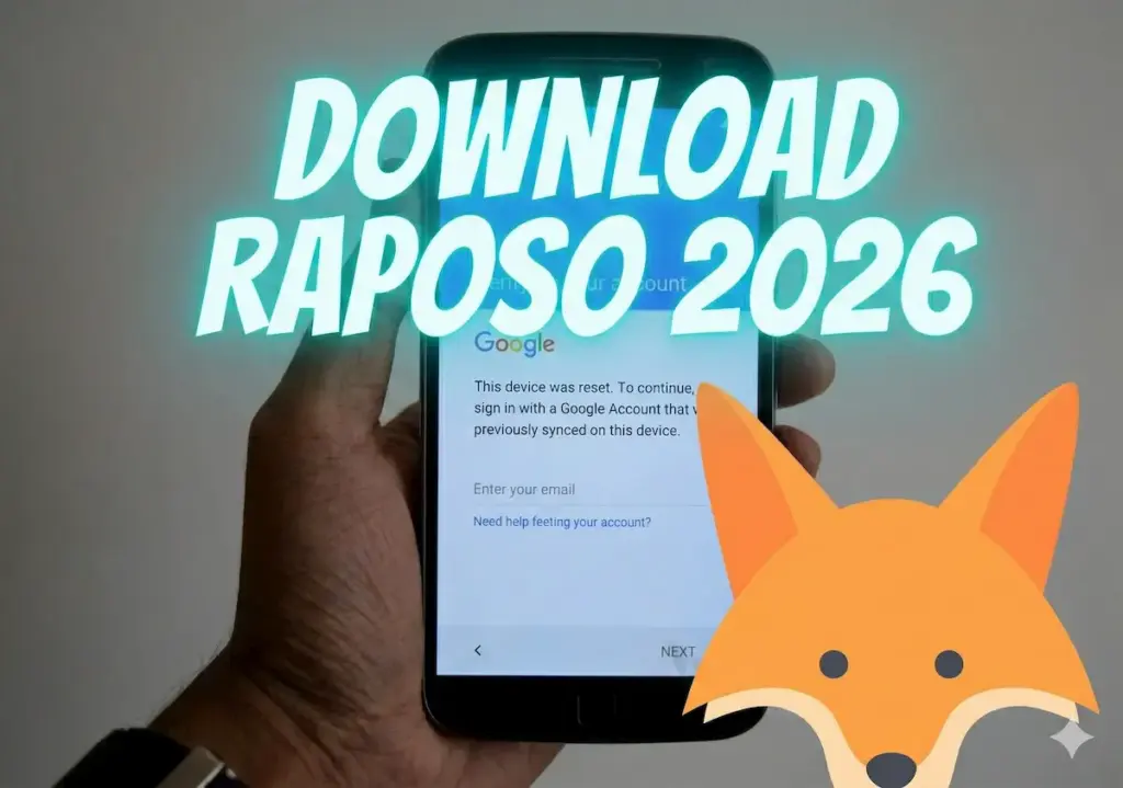 Raposo FRP APK 2026: Baixar e Remover Conta Google no Android