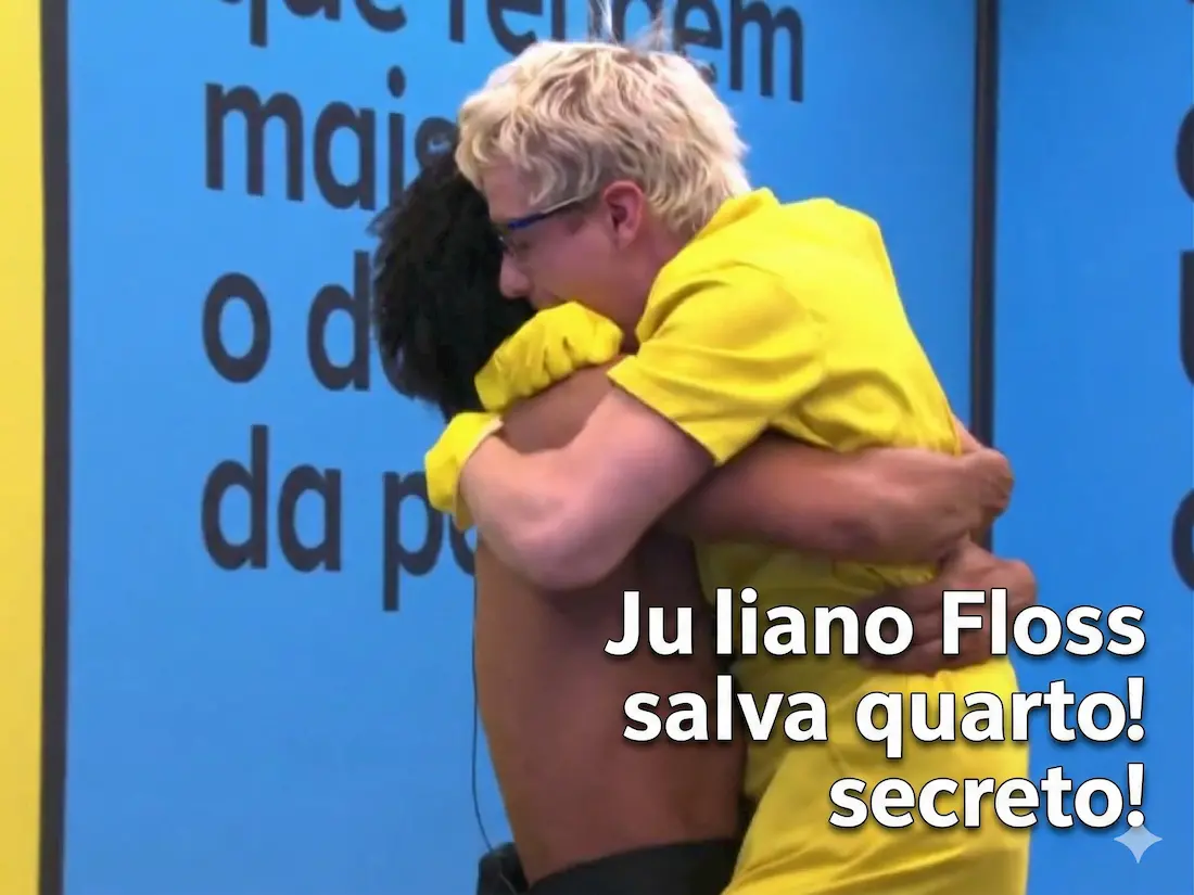 Juliano Floss salva dinâmica do quarto secreto Juliano Floss salva dinâmica do quarto secreto