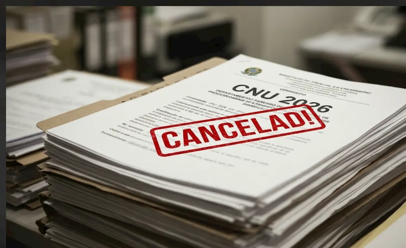 O CNU 2026 foi cancelado? Descubra o verdadeiro motivo por trás da decisão do Governo Federal