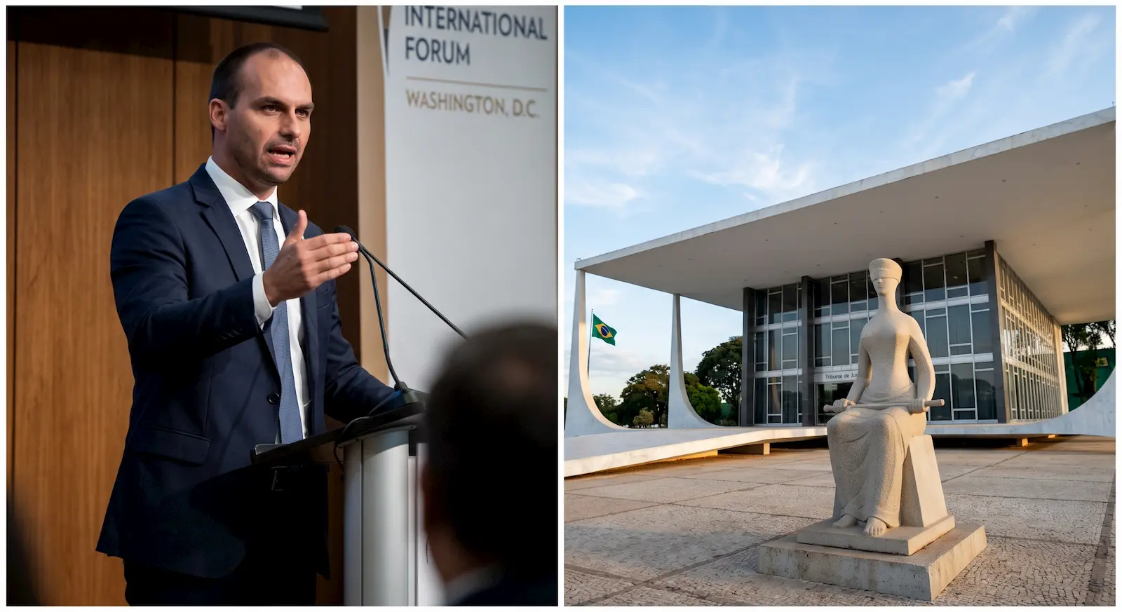 Usando STF como escudo: Eduardo Bolsonaro quer mais sansões contra o Brasil!