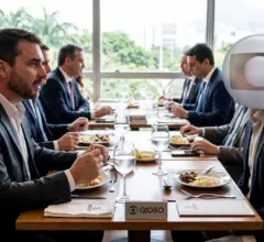 Almoço secreto? Flávio Bolsonaro se reúne com cúpula da Globo horas antes de sabatina