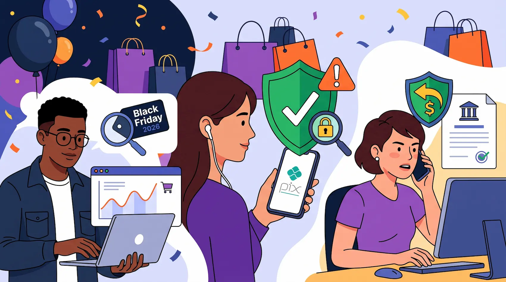 Black Friday 2026: como identificar desconto falso e não cair em golpe no Pix