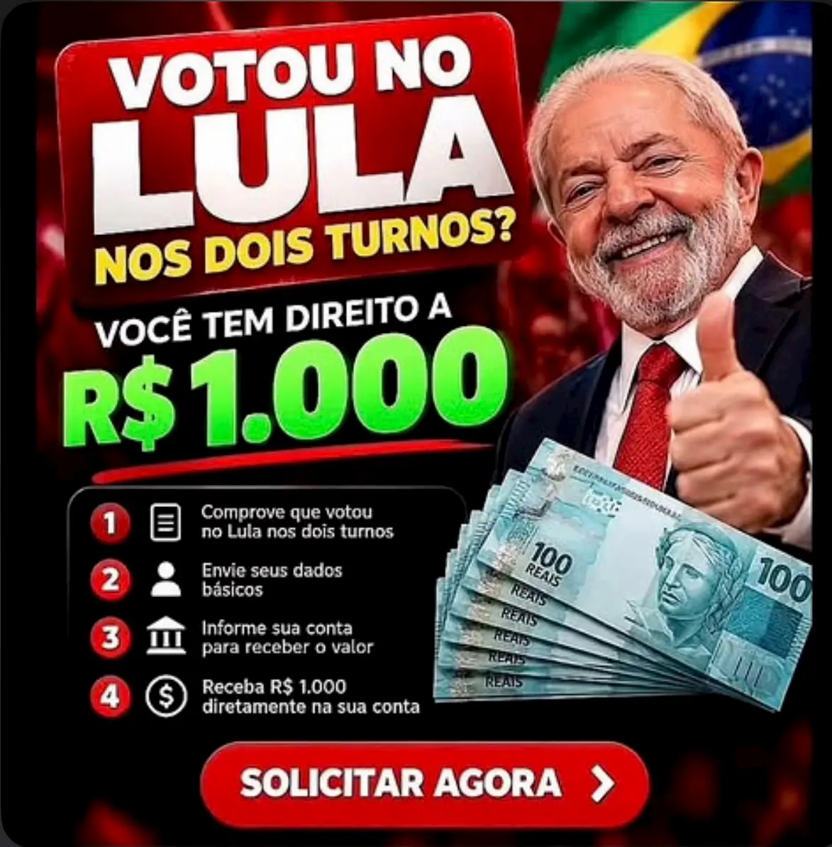 golpe lula mil reais
